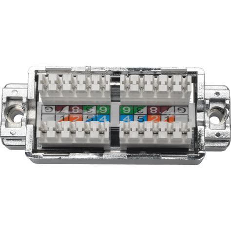 Tripp Lite Cat6 Cat5e Shielded Junction Box, 110 Style Punch 